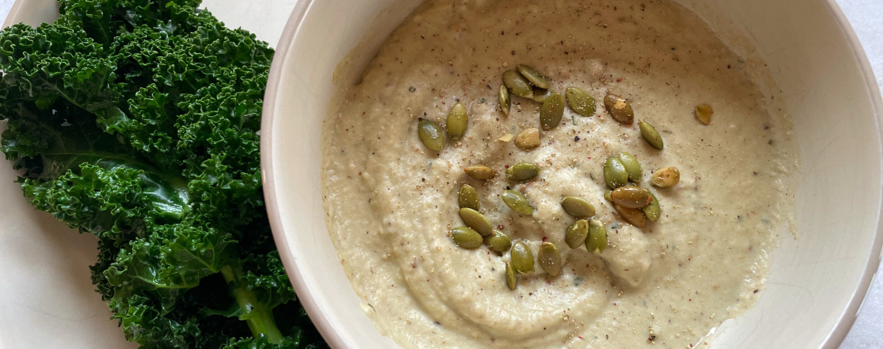 Creamy Vegan Cauliflower Soup